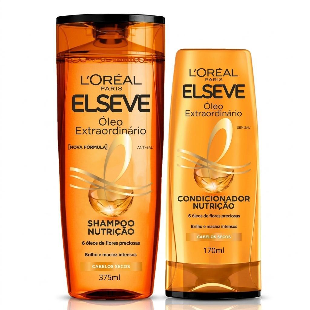 Kit Elseve Óleo Extraordinário Shampoo 375ml + Condicionador 170ml