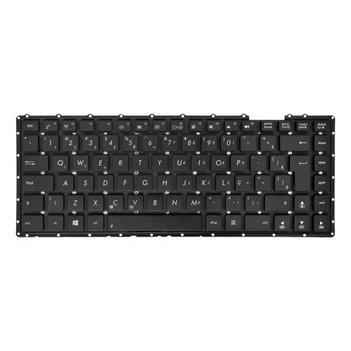 Teclado Para Notebook Asus X451 X451c X451ca X451e Br Com Ç Preto Português Brasil
