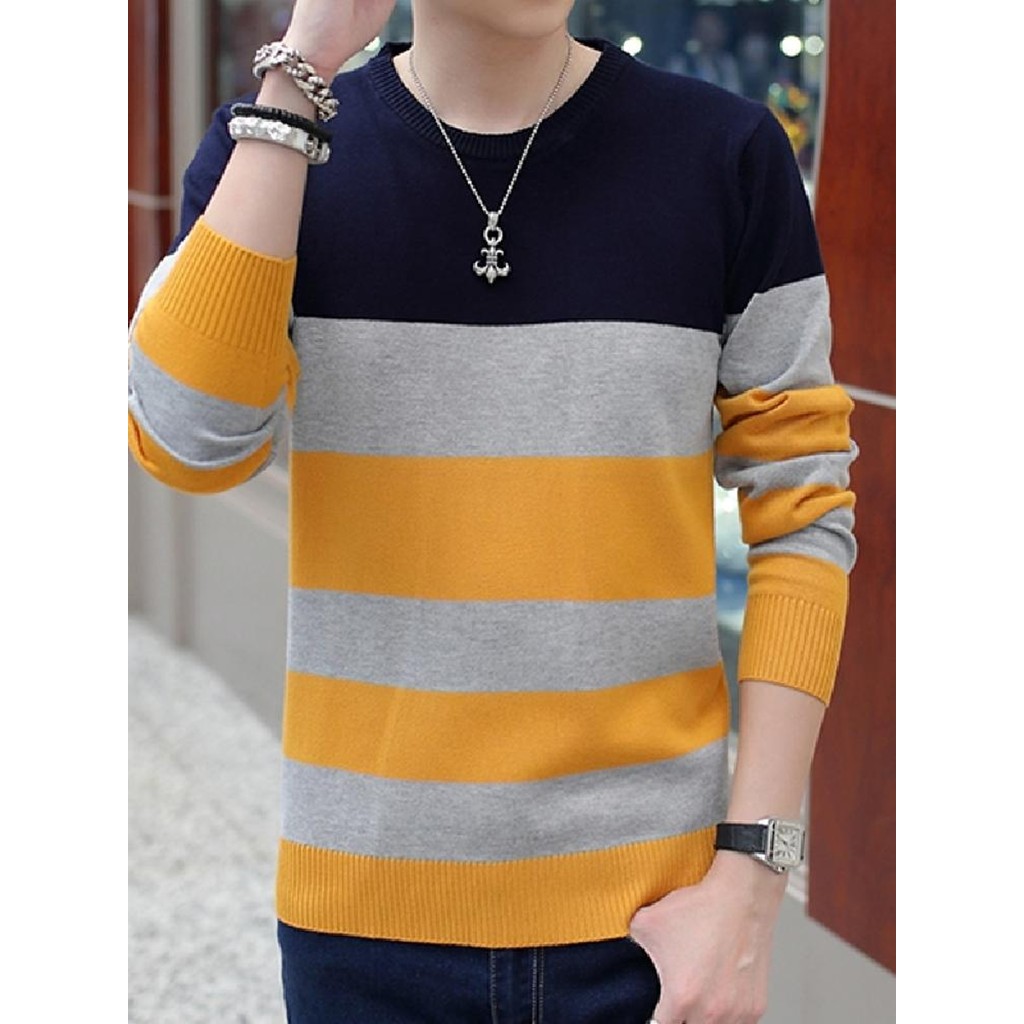 2026 Primavera Outono Camiseta Masculina de Manga Comprida Suéter Roupas de Outono Top Roupas Masculinas Roupas de Outon