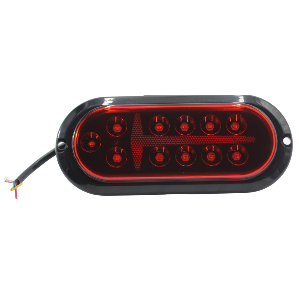 Lanterna Led Carreta Carretinha Reboque Vermelha 12v
