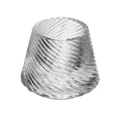 Porta Vela Wolff Tealight 9cm x 9cm x 16cm Vidro