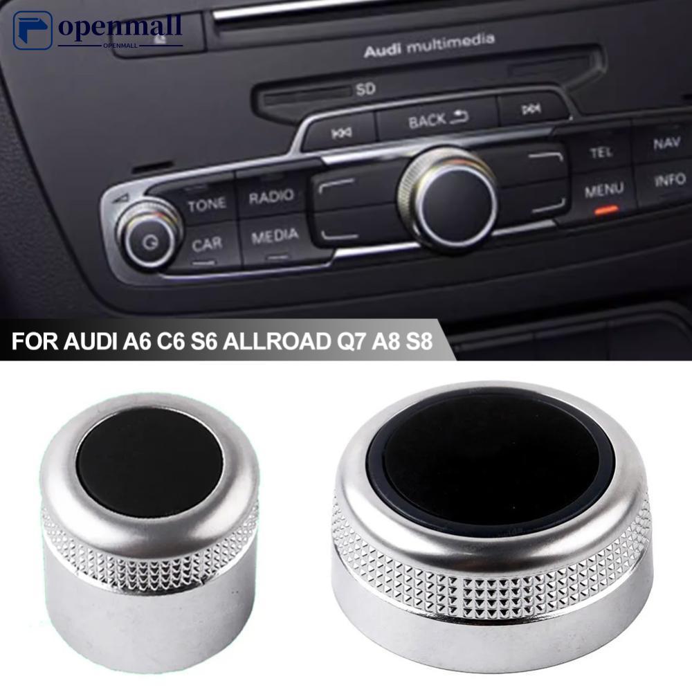 OMALL Carro Multimídia MMI Botão De Volume Rotativo Interruptor De Tampa Configuração De Navegação Menu Principal Para A