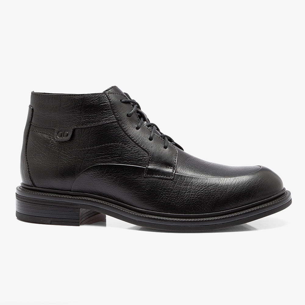 Bota Masculina Doha Couro Preto