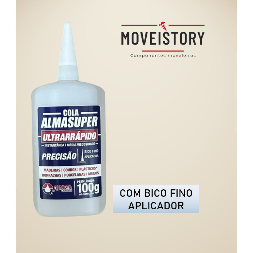 Cola almasuper ultrarrápida 100g com bico fino ok