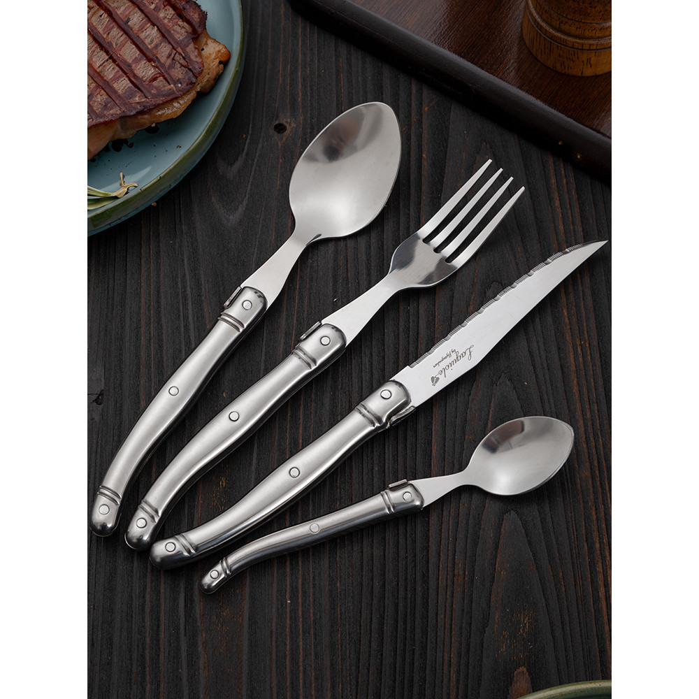Talheres de aço inoxidável bife talheres talheres colher bife talheres comida ocidental conjunto nós