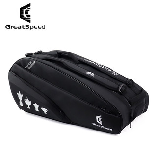 GREATSPEED/Four Grand Slam Bolsa de tênis Bolsa de Badminton Pacote de 6 peças Mochila de grande capacidade Armazém de s