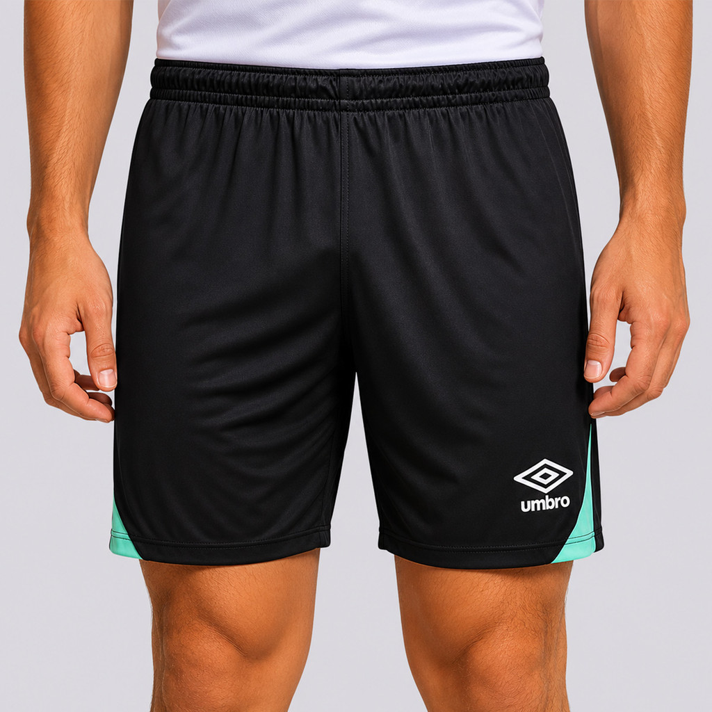 Calção Umbro Adamant Preto e Verde