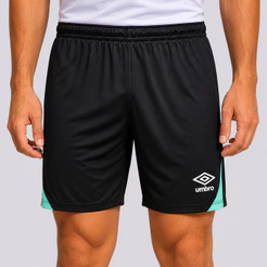 Calção Umbro Adamant Preto e Verde