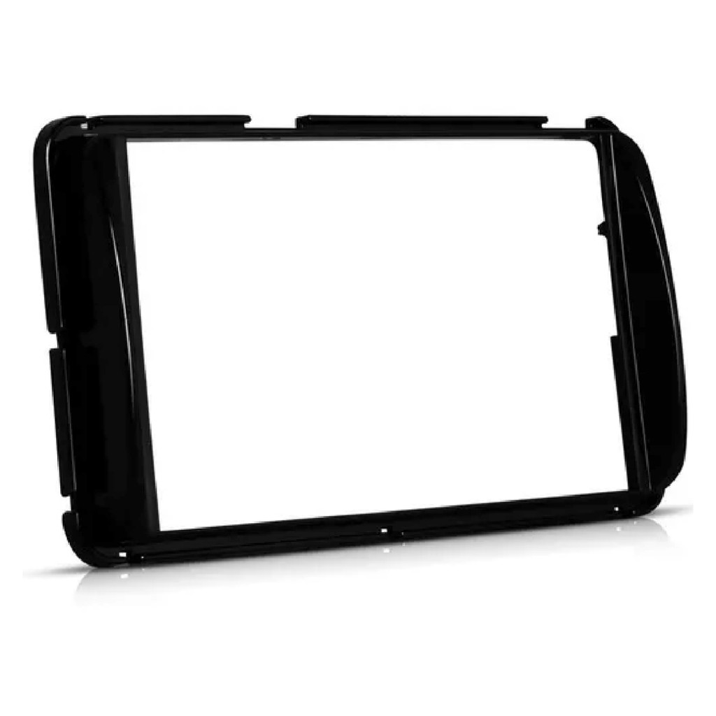 Moldura de Multimidia Painel Fiamon 2 Din 7 Polegadas Toyota Etios Corolla Gli 2015 Black Piano