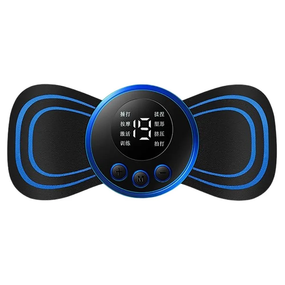 Massageador Adesivo Borboleta Portátil Elétrico para Relaxamento Muscular ACHEI GLAM