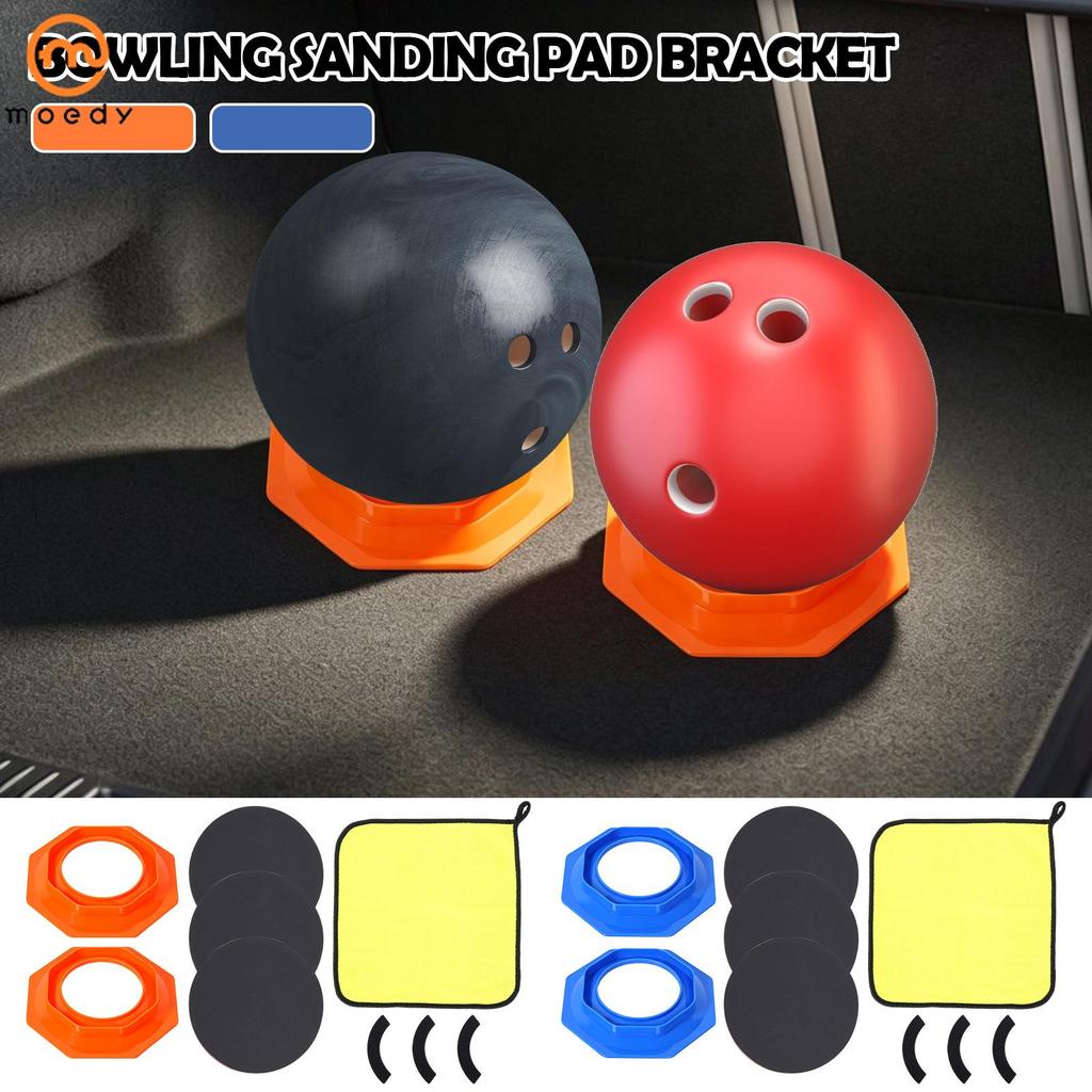 Suporte Universal Para Lixa De Bola De Boliche Com 3 Almofadas De Ferramenta De Manutenção SHOPSKC7433