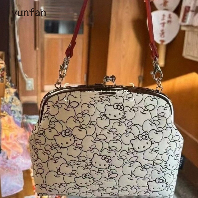 YUNFAN Kyoto Limited Coin Purse Cute Print Clutch Wallet Bolsa Portátil Feminina Porta Cartão Pequena De Ombro