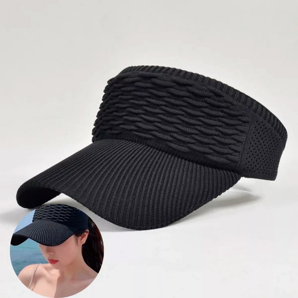 Chapéu/Boné Feminino De Aba Longa Respirável Viseira