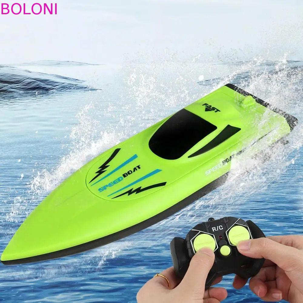 Barcos BOLONI Racer RC , Barco De Controle Remoto De Alta Velocidade De Longa Duração , Brinquedo De Lancha Sem Fio À Pr