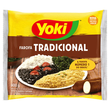 Farofa de Mandioca Temperada Tradicional Yoki