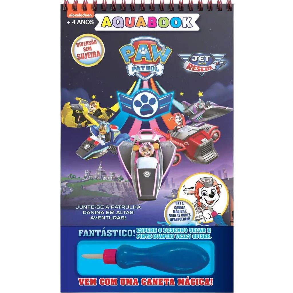 Patrulha Canina Aquabook Altas Aventuras