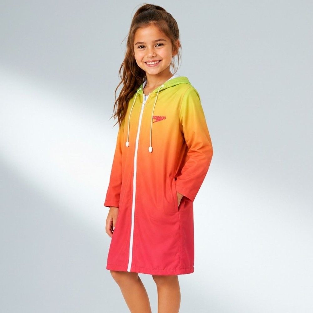 Roupão De Natação Infantil New Malta Speedo - AMARELO SPIRIT ROSA EUPHORIA
