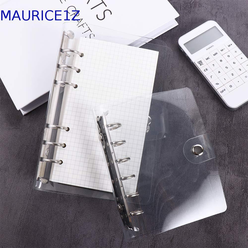 MAURICE1Z Anel De Folhas Soltas Pasta De Arquivo De Clipe De Plástico Escola A4/A5/A6/A7 Fichário