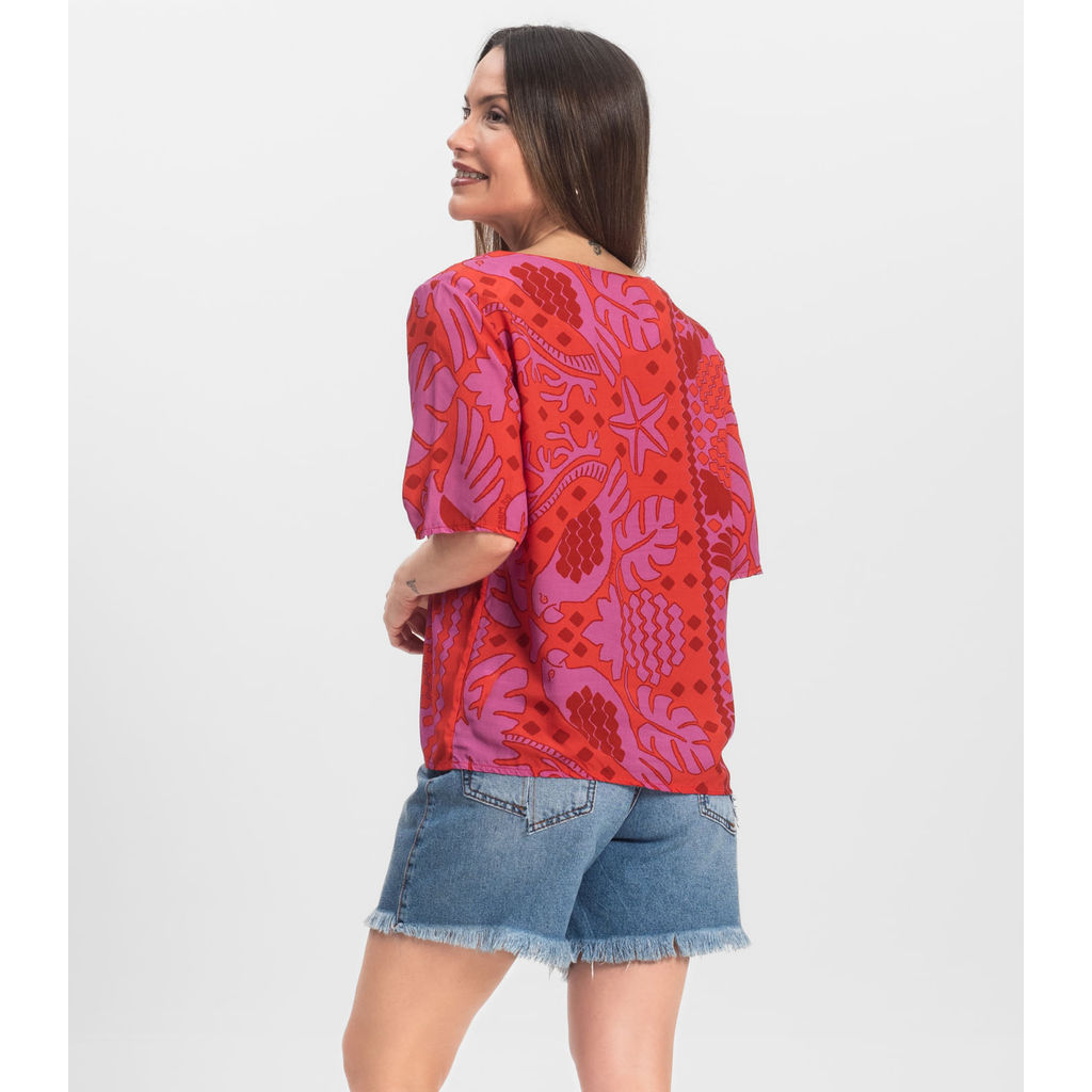 Blusa Feminina Infinita Cor Vermelho