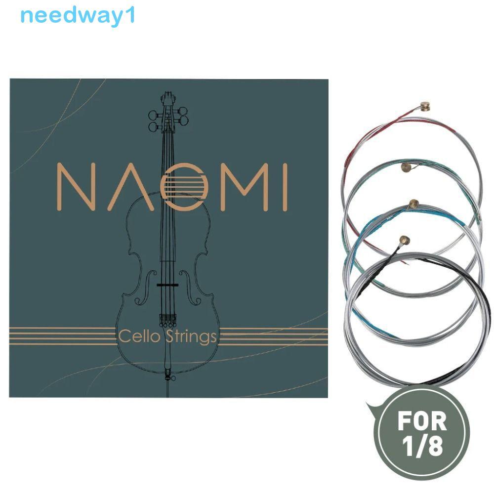 NEEDWAY 1 Conjunto De Cordas Para Violino , Gda E , Corda De Níquel Naomi De Substituição Violoncelo