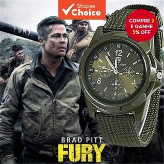 Relógio Militar Masculino Elegante : Design Casual , Pulseira De Nylon , De Pulso Esporti…