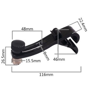 Acessórios de fotografia instrumento musical suporte tambor microfone à prova de choque clipe tambor instrumento musical