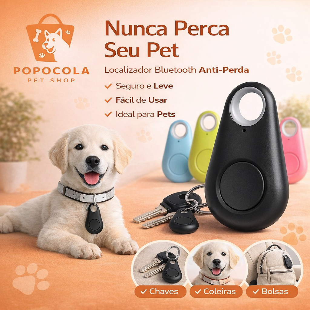 Mini Rastreador Bluetooth Localizador Anti Perda para Chaves Bolsa Mala Mochila Pet Smart Tracker Portátil