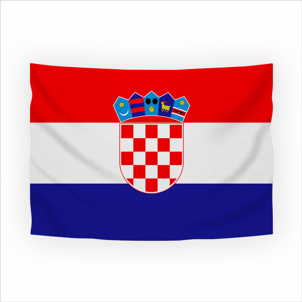 Bandeira Croácia Tecido Oxford