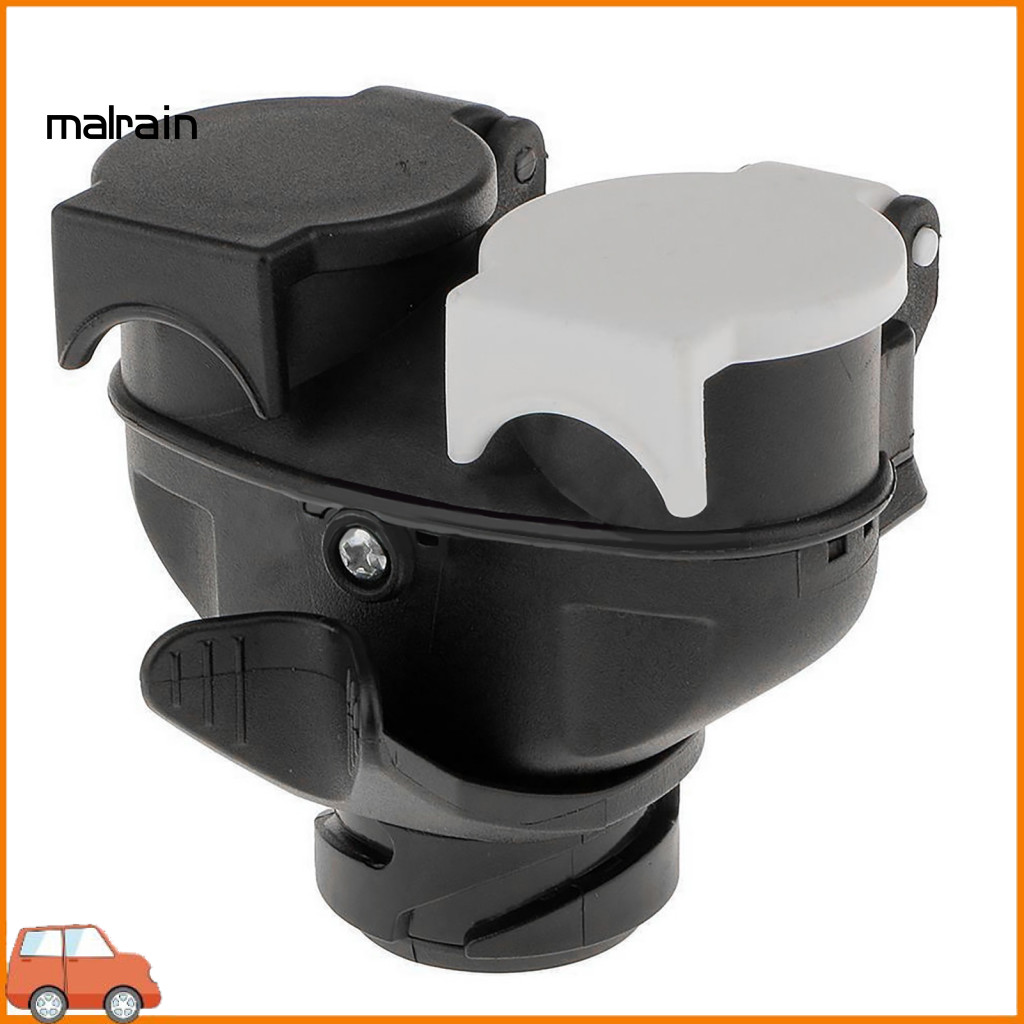 [Ma] Conector Adaptador De Tomada Dupla Para Caravana De Reboque Euro De 13 Pinos A 7
