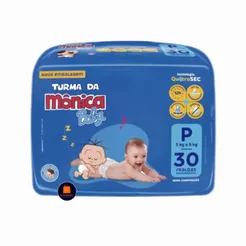 Fraldas Turma da Mônica Jumbo RN, P, M, G, XG, XXG