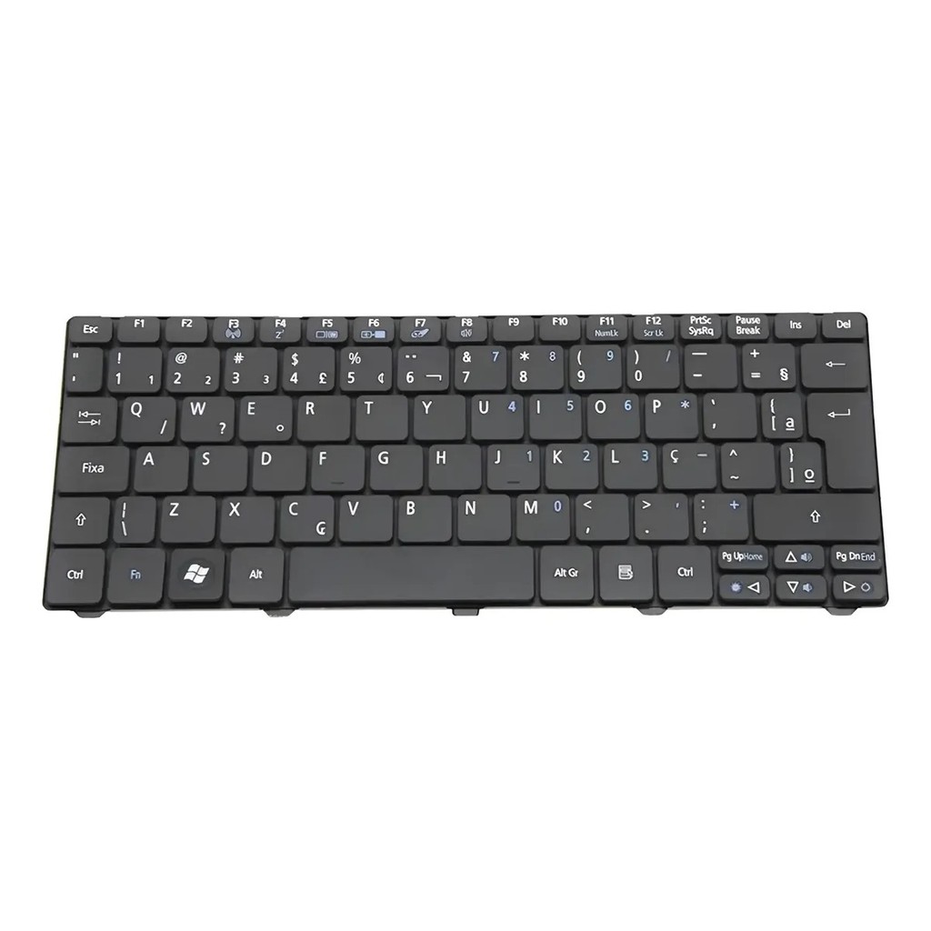 Teclado Para Notebook Acer Aspire One 532h D260 521 533 D255 Com Ç