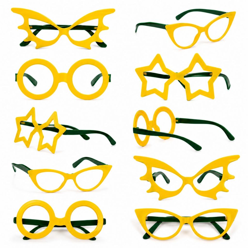 Kit Torcedor Brasil Copa Do Mundo 30 Óculos Verde Amarelo