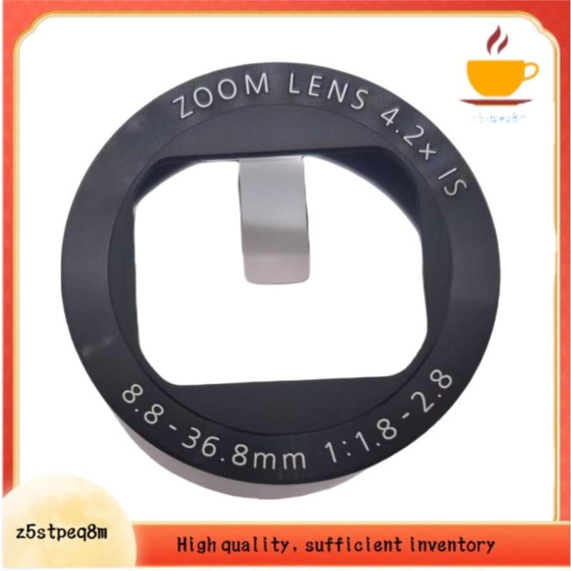 Substituição Da Moldura Do Anel Placa De Identificação Tampa Lente Frontal Para Peças De Reparo G7X G7X Mark II G7X