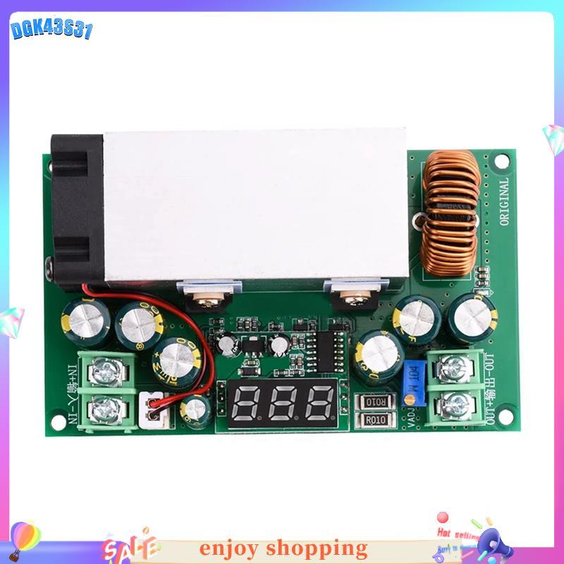 Módulo De Fonte De Alimentação Abaixador Ajustável De Alta Potência 600 W Com Display De Tensão Conversor 12V-75V A 2.5V