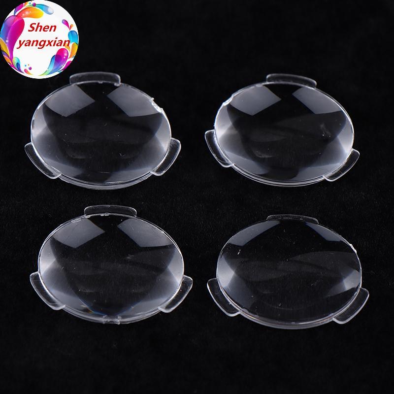 shenyangxian 10 Peças 25 * 45MM Lente Ultra Transparente Biconvexa Para Papelão Realidade Virtual 3D VR Óculos 2-5mm Thi