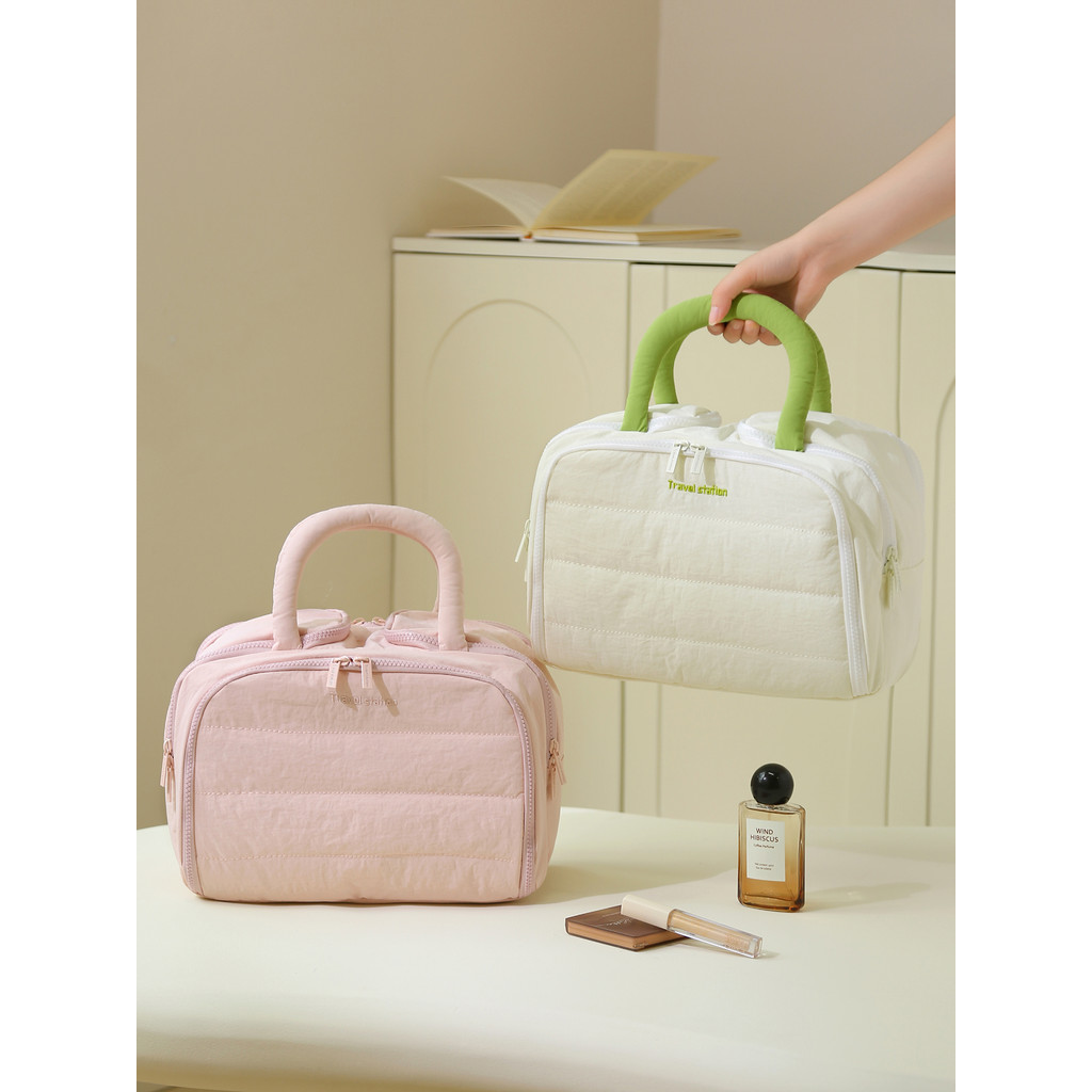 Saco cosmético 2026 novo estilo High-End viagem saco de higiene pessoal grande capacidade saco cosmético portátil saco d