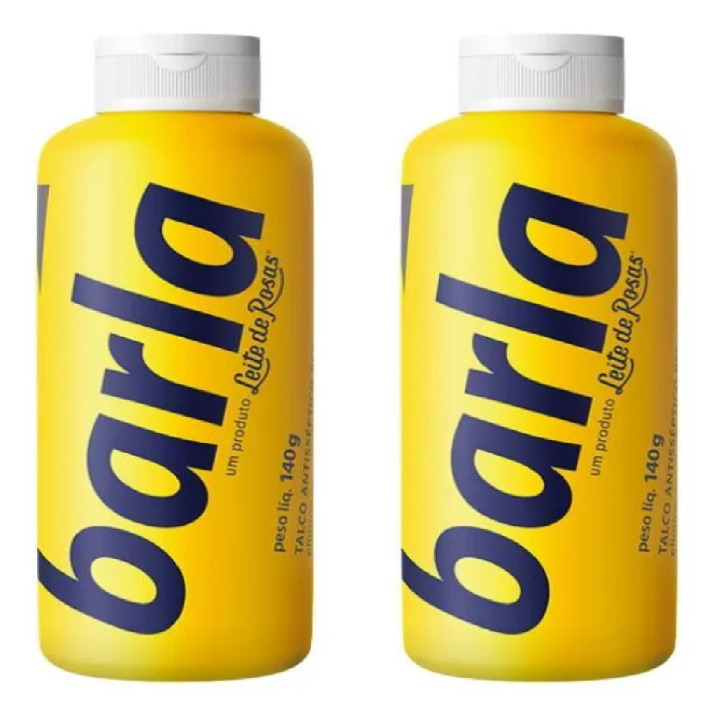 kit Talco  Barla 140g Com 2un