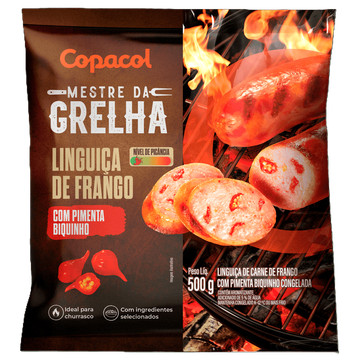 Linguiça de frango pimenta Biquinho Copacol