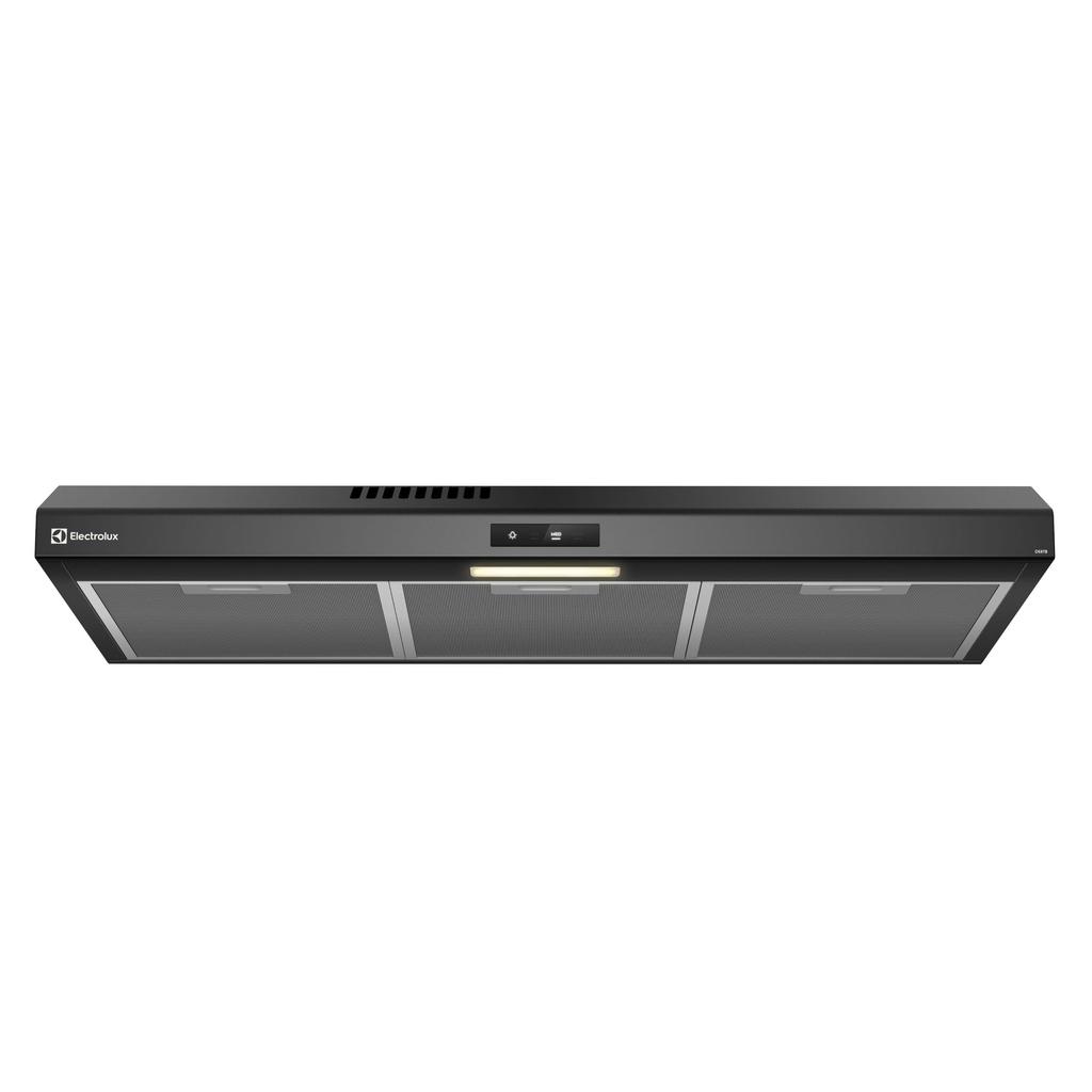 Depurador de Ar Electrolux 80cm Preto Alto Poder de Sucção, Painel Touch e Luz LED (DE8TB)