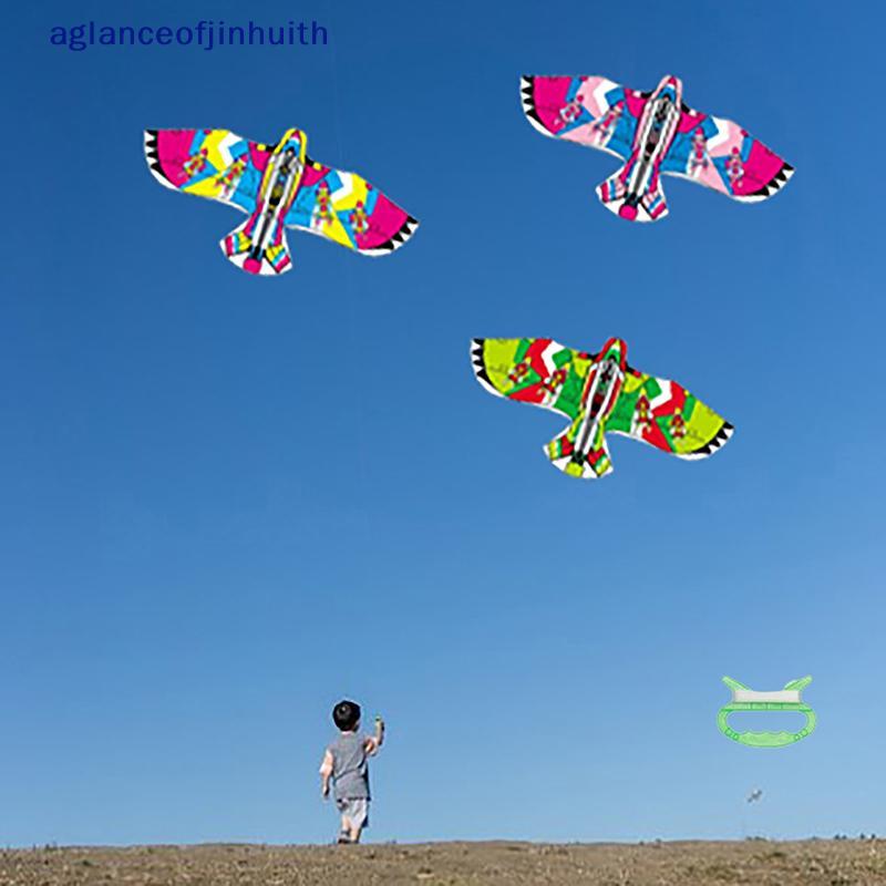 [aglanceofjinhui] 1.2m Eagle Phoenix Kite Com Linha De 30M Grande Águia Voando Pássaros Pipas Crianças Viagens Em Famíli
