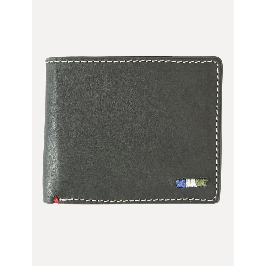 Carteira Tommy Hilfiger Masculina The Translucent Flag Mini CC Cinza Chumbo