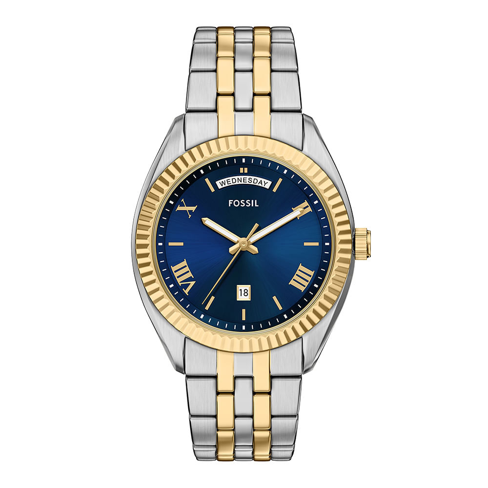 Relógio Fossil Masculino Campbell Bicolor - FS6141/1AN