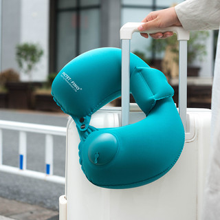 Travesseiro inflável em forma de u, travesseiro para coluna Cervical em forma de u, suporte para pescoço, avião, viagem,