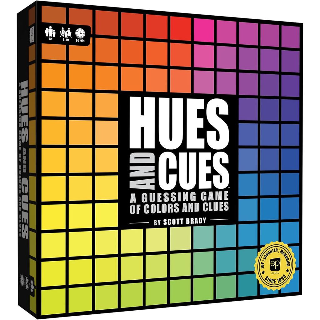 HUES E CUES-Jogo De Tabuleiro De Adivinhação De Cores Vibrantes , Conecte Dicas Adivinhar