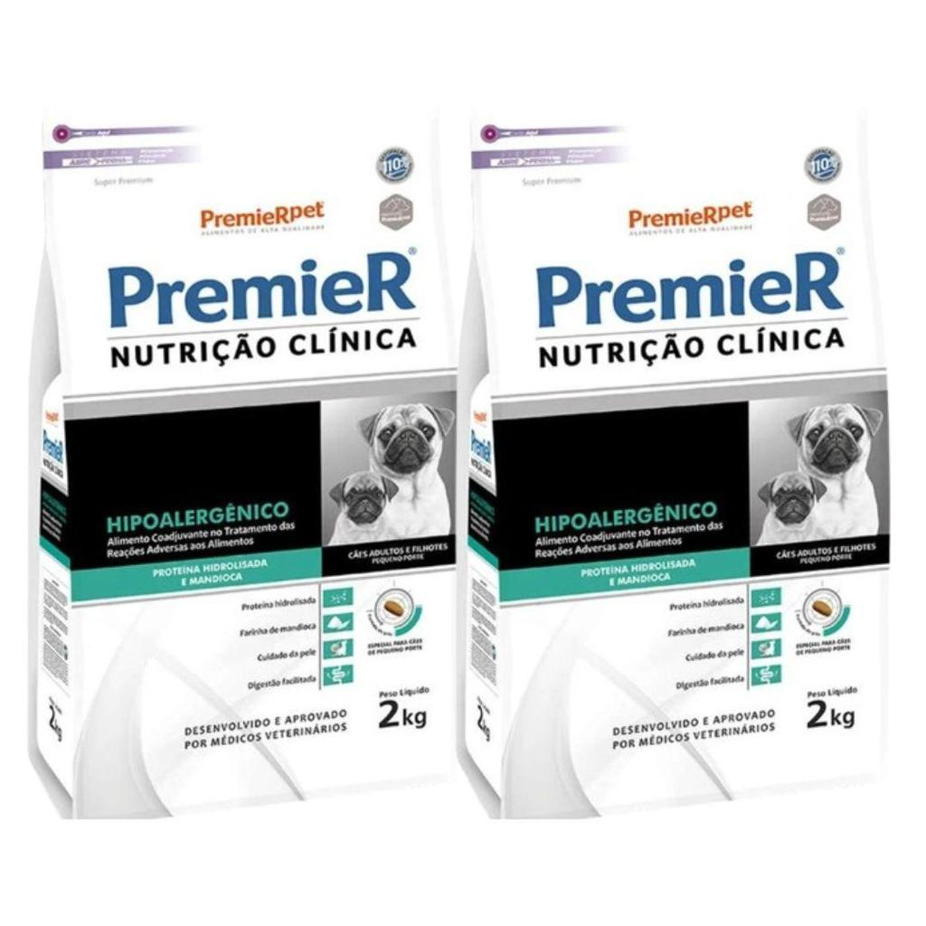 Ração PremieR Clínica Hipoalergênico Para Cães Adultos 2Kg