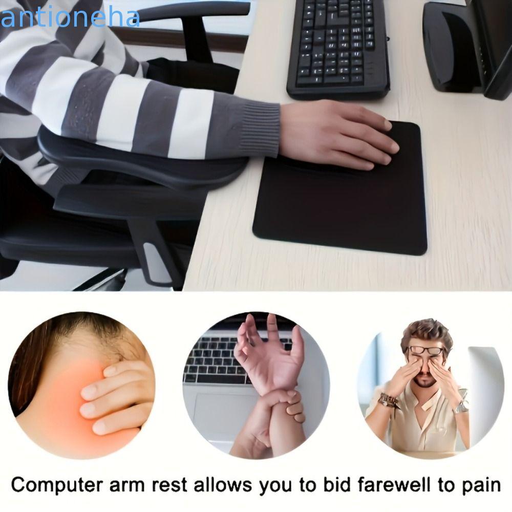 Extensor De Apoio De Braço Para Teclado ANTIONEHA , Descanso De Pulso Ergonômico Ajustável Com Base Antiderrapante Const