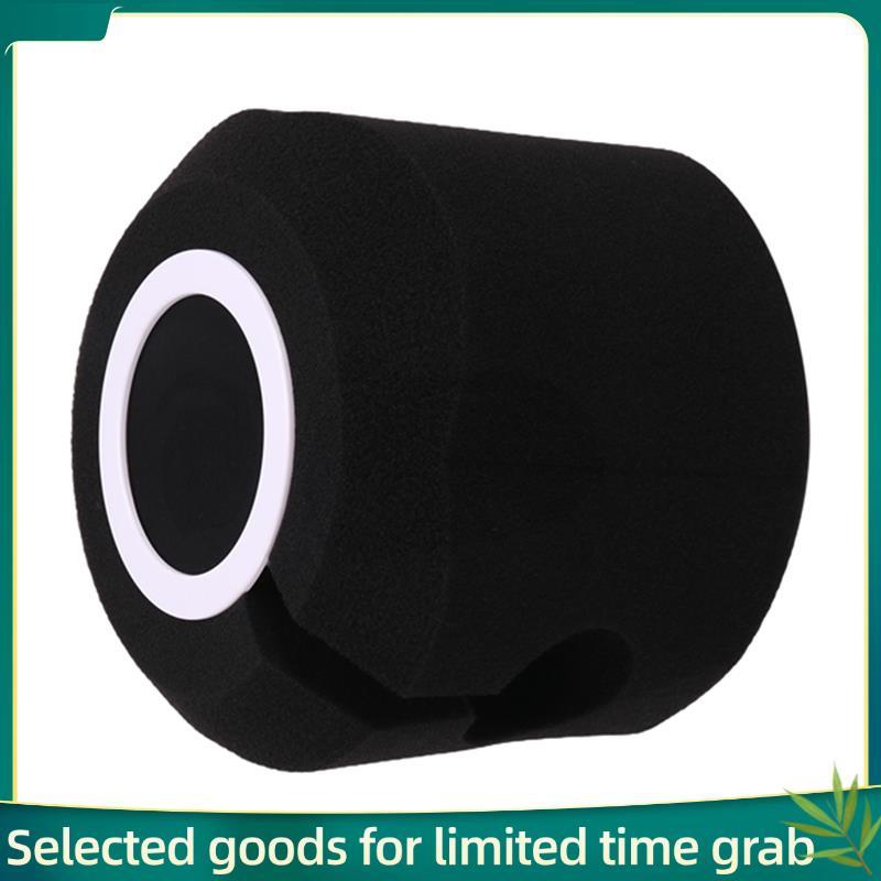 jerry99-C3 Microfone Protetor De Vento Tela De Filtro Acústico Para Estúdios De Gravação Espuma Absorvente De Som Preto