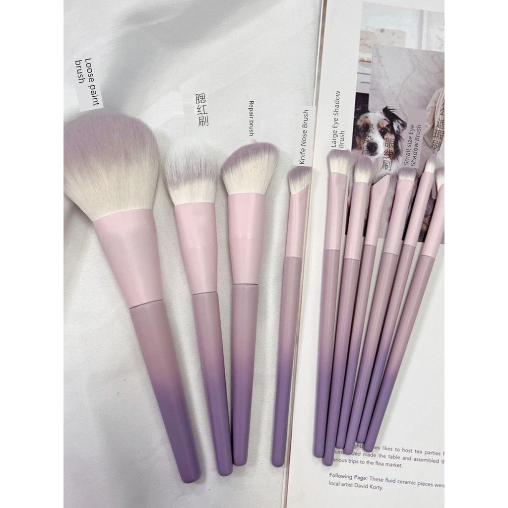 kit pincel maquiagem profissional pincel maquiagem Conjunto de pincéis de maquiagem dedicados sem fiapos Cangzhou
