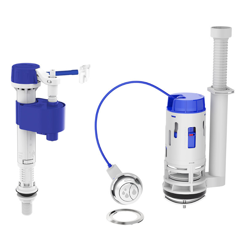 Kit Caixa Acoplada Reparo Completo Monobloco Dual Flush