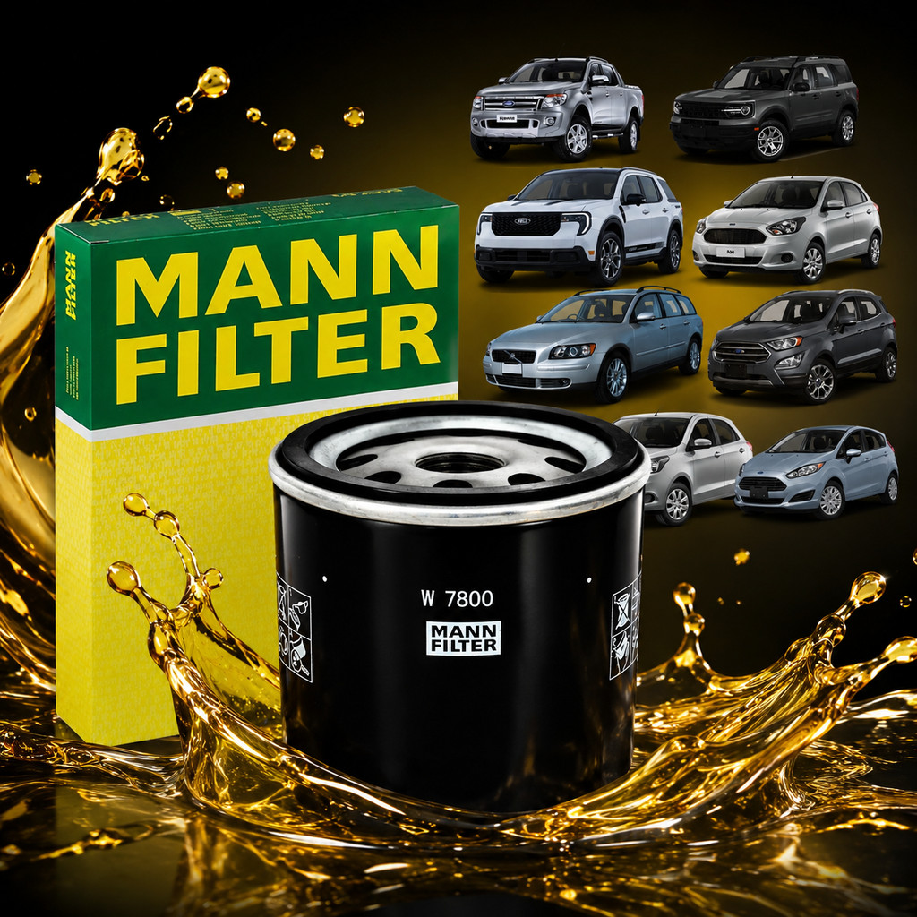 Filtro Óleo Ford Ka Fiesta Ecosport Ranger MANN-FILTER W7800